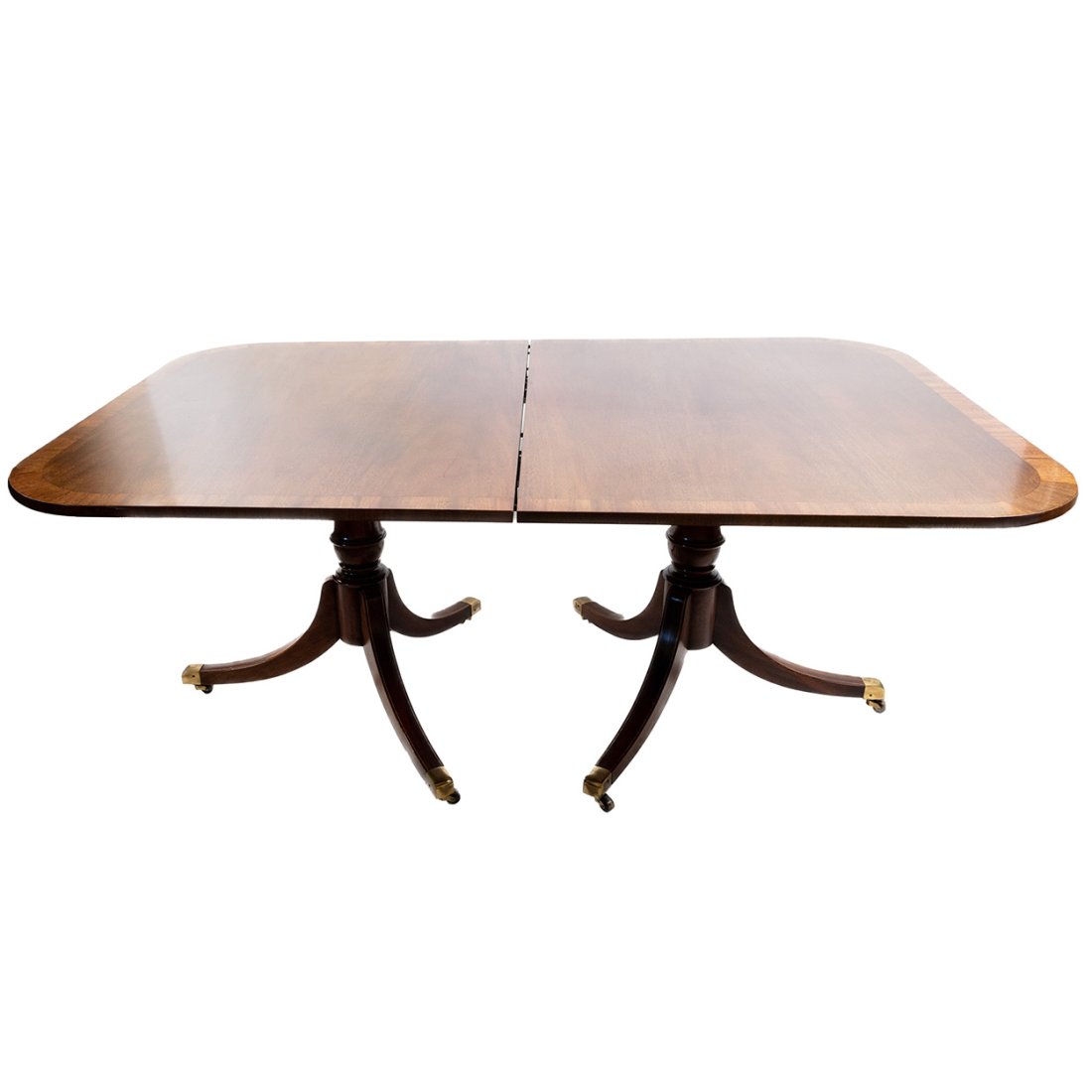 Duncan Phyfe Style Mahogany Dining Table by Hickory Chair Co. (1 of 11)