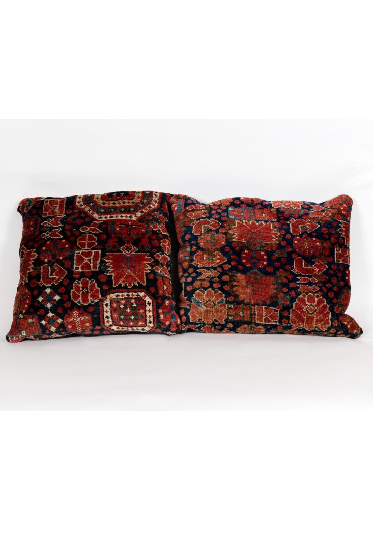 Pair of Custom Made Oriental Wool Rug Pillows (1 of 4)