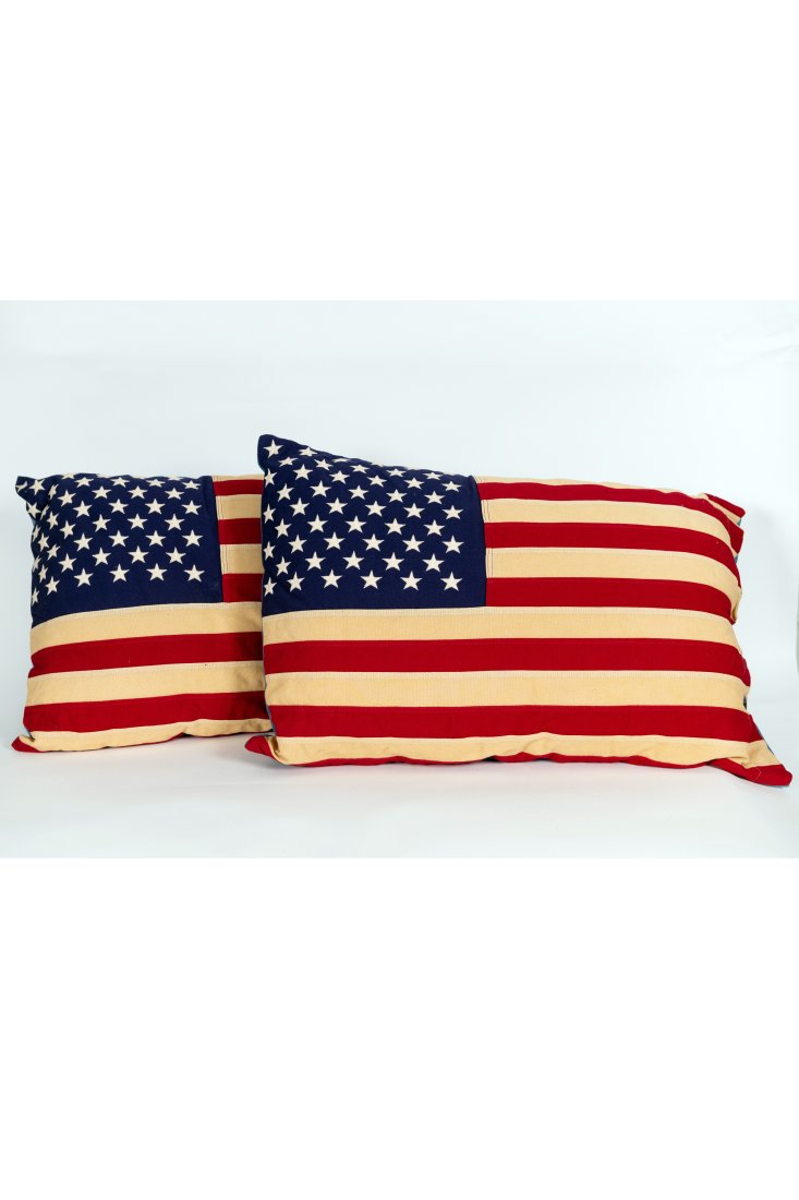Pair of Tasha Peluzzi American Flag Pillow Shams (1 of 4)