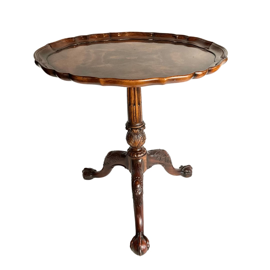Theodore Alexander Piecrust Pedestal Table (1 of 7)