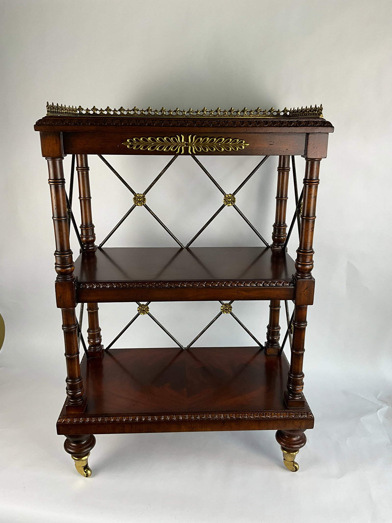 Maitland Smith Regency George IV Mahogany Bookcase (1 of 4)