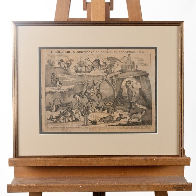 1836 "The Glorious Nineteen" excerpt from the General Assembly of Maryland (1 of 4)