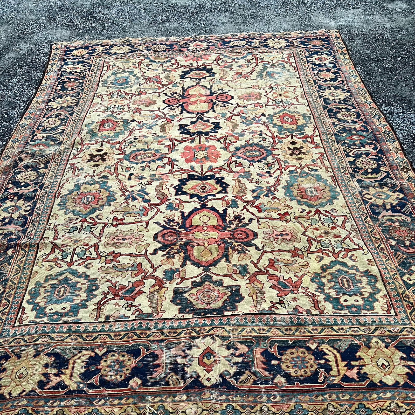 Antique Persian Rug 9' x 11'6" (1 of 9)