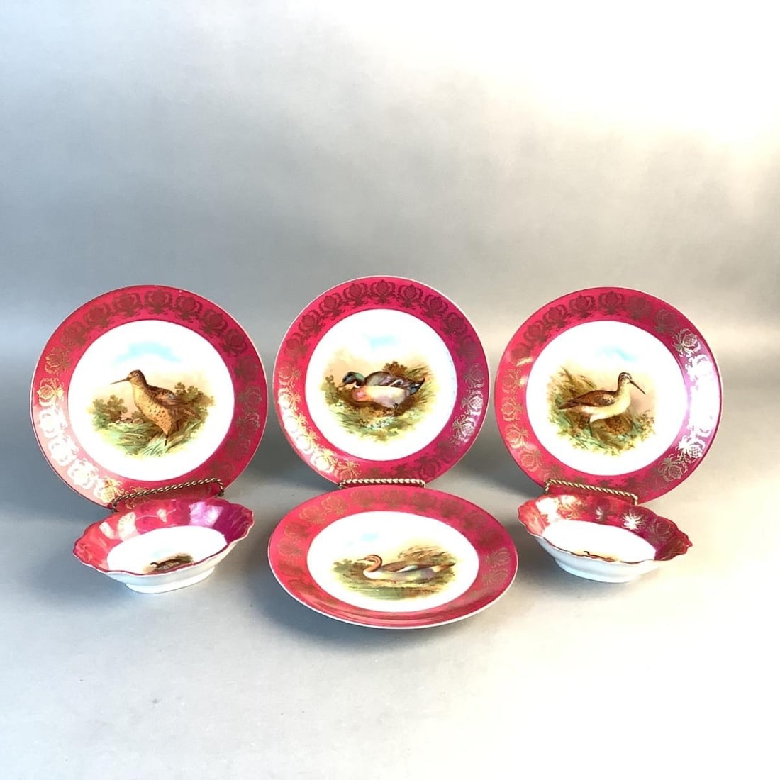 Set of Austrian Game Bird Plates Imperial Ophelia (1 of 6)