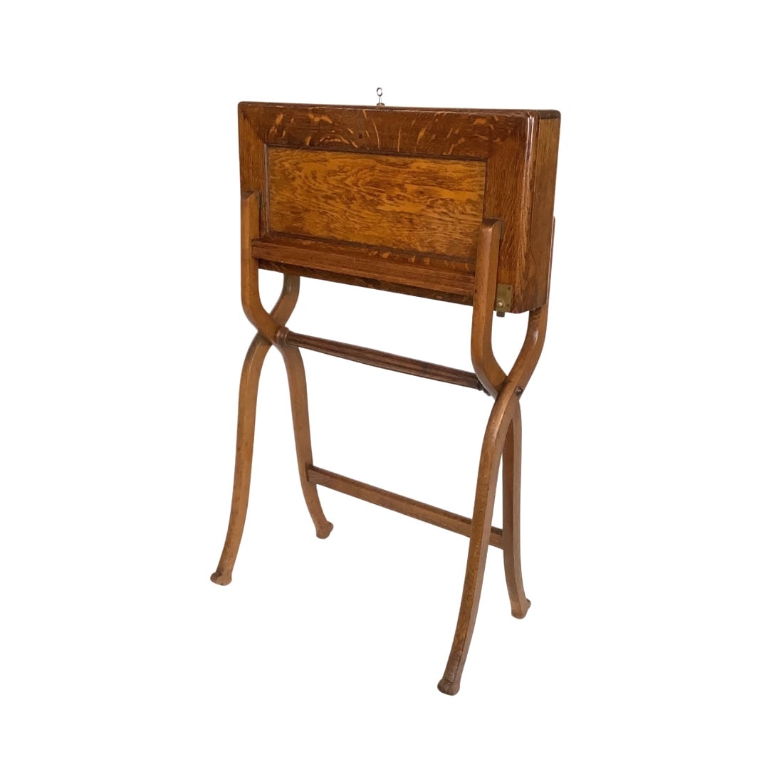 Circa 1800 Mahogany Folding Campaign Officers Field Desk (1 of 13)