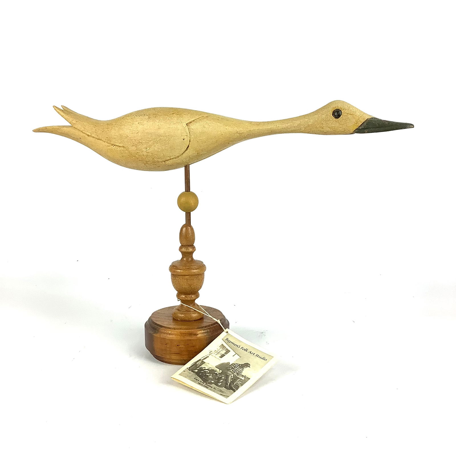 Snow Goose Bird Carving by George Combs Jr. (1943-2001) (1 of 5)
