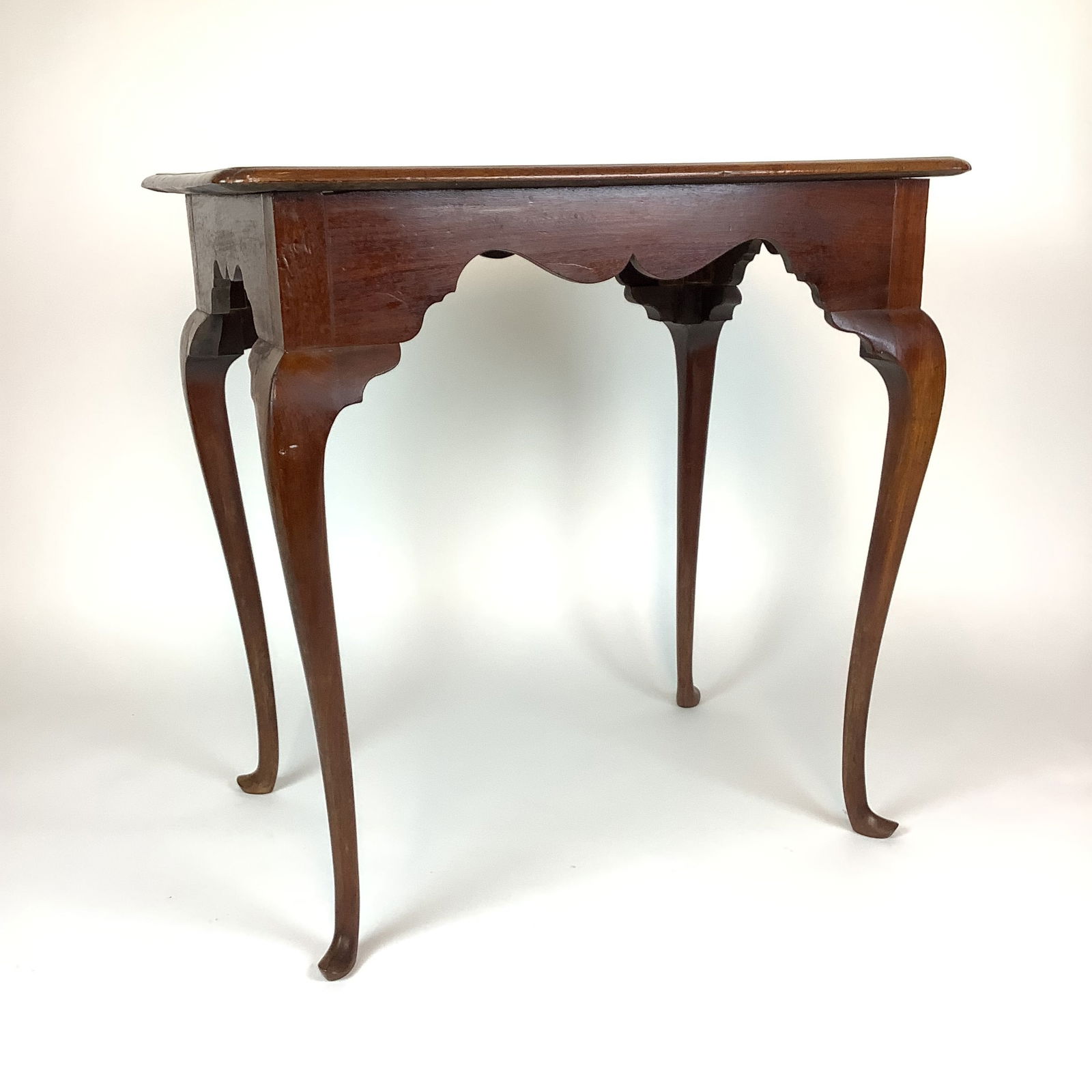 19th Century Queen Anne Mahogany Tea Table (1 of 6)