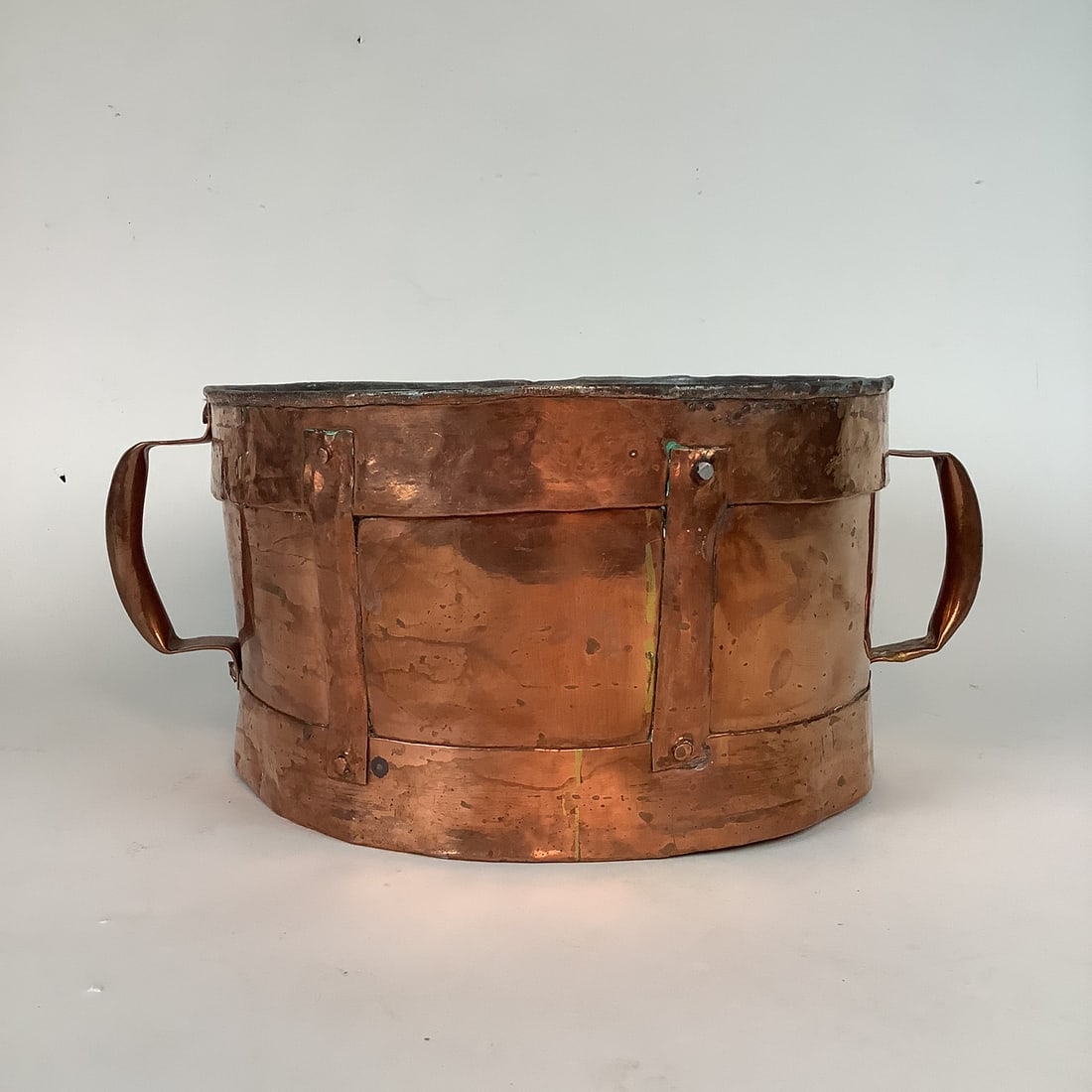 Copper Grain Ferrat Measure/Water Carrier Bucket/Cauldron (1 of 6)
