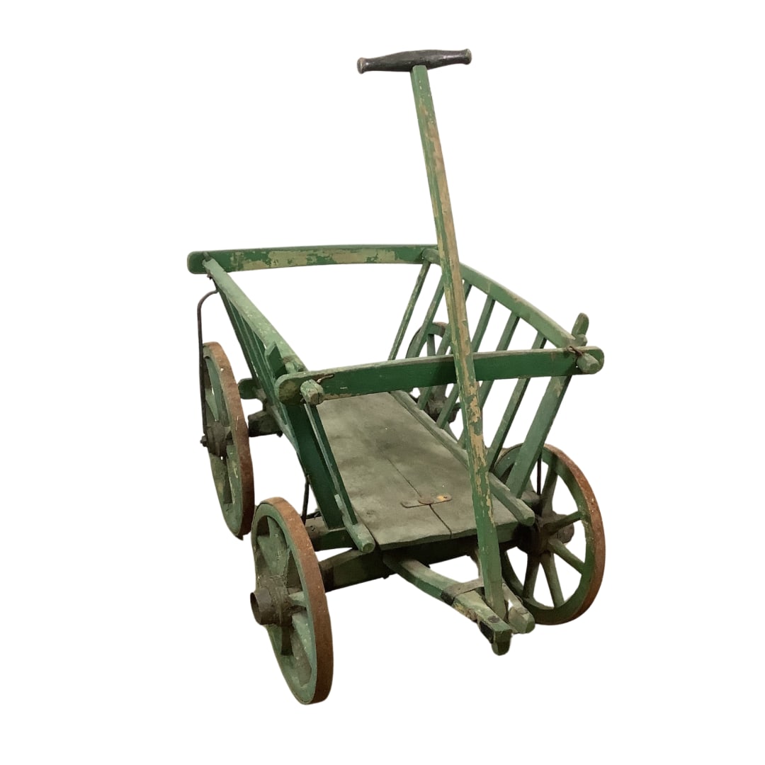 19th Century Wooden Goat Cart (1 of 5)