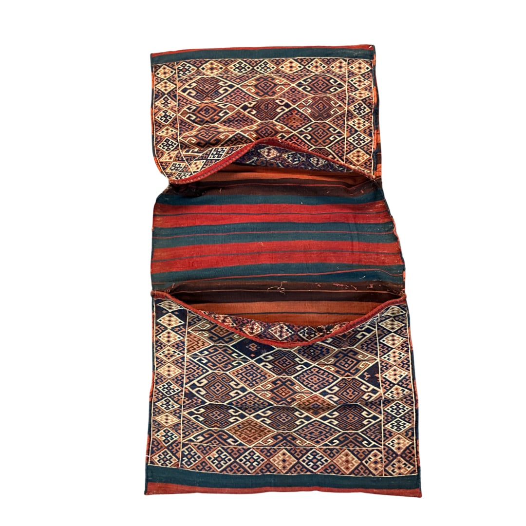 Circa 1930 Caucasian Complete Sumac Weaves Bag (1 of 6)