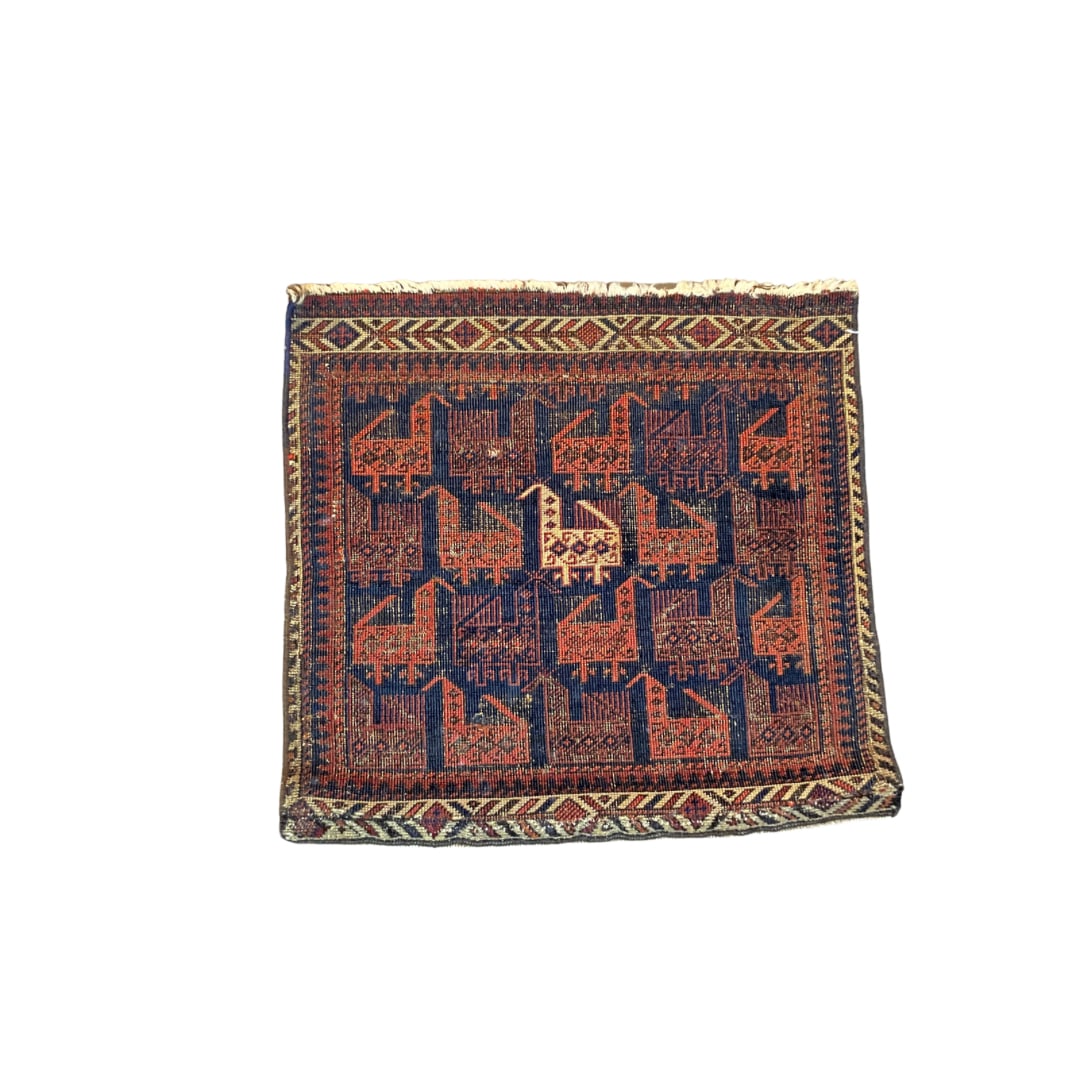 Circa 1930 Oriental Baluch Mat (1 of 3)