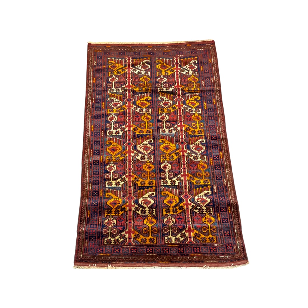 Circa 1960 Afghan Baluch Oriental Rug (1 of 4)