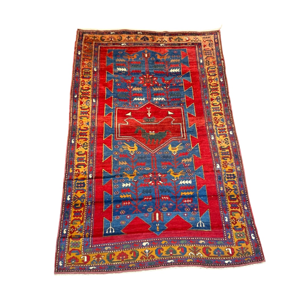 Circa 1920 Shirvan Oriental Rug (1 of 6)