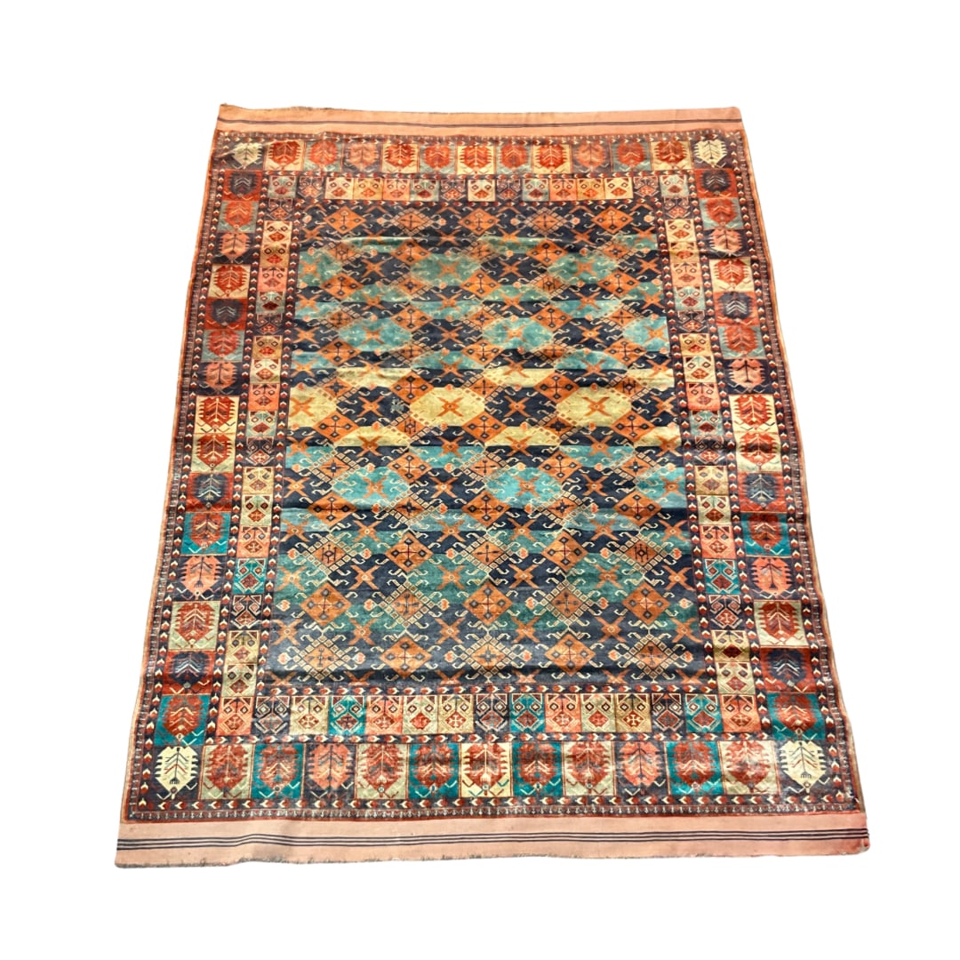 Circa 1950 Afghan Ersari Oriental Rug (1 of 4)