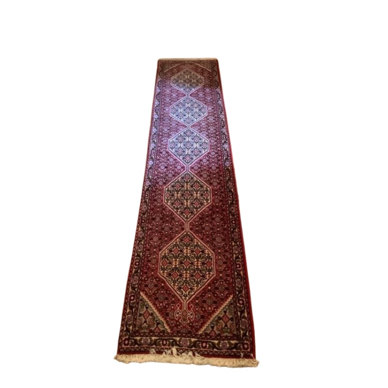 Handknotted Wool Runner Oriental Rug (1 of 3)