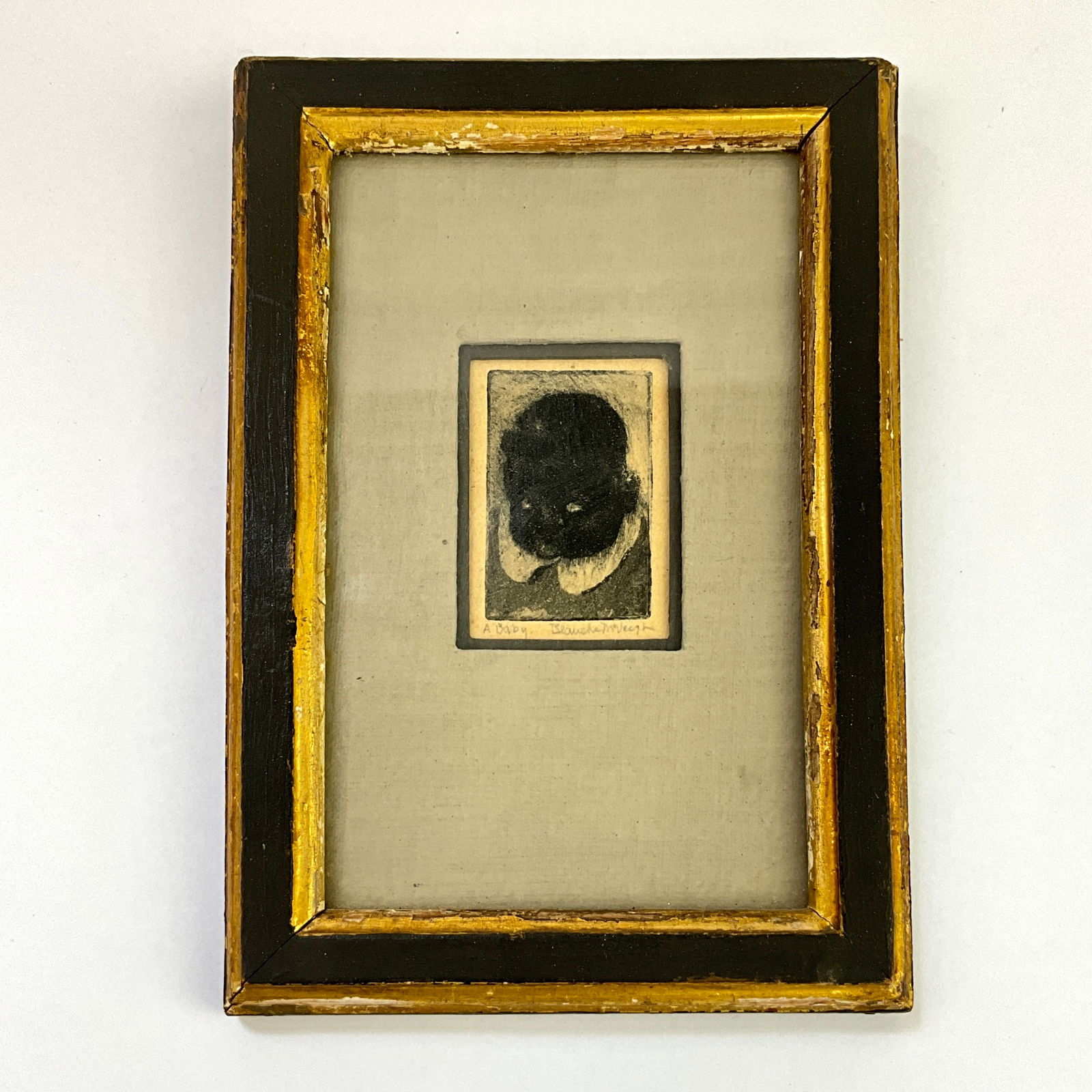 Black & White Engraving Signed In Pencil Blanche McVeigh (185 -1970), Titled: "A Baby" (1 of 3)