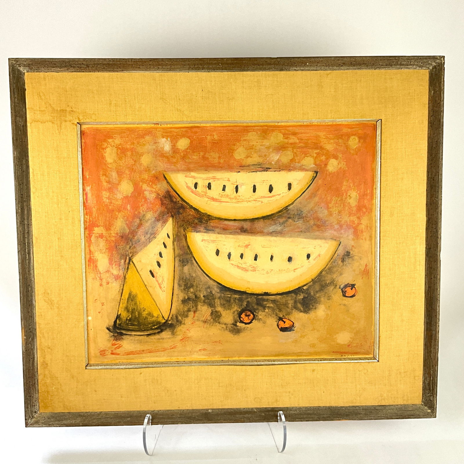 Still Life Watermelon Serigraph Signed Rufino Tamayo (1899-1991) (1 of 5)