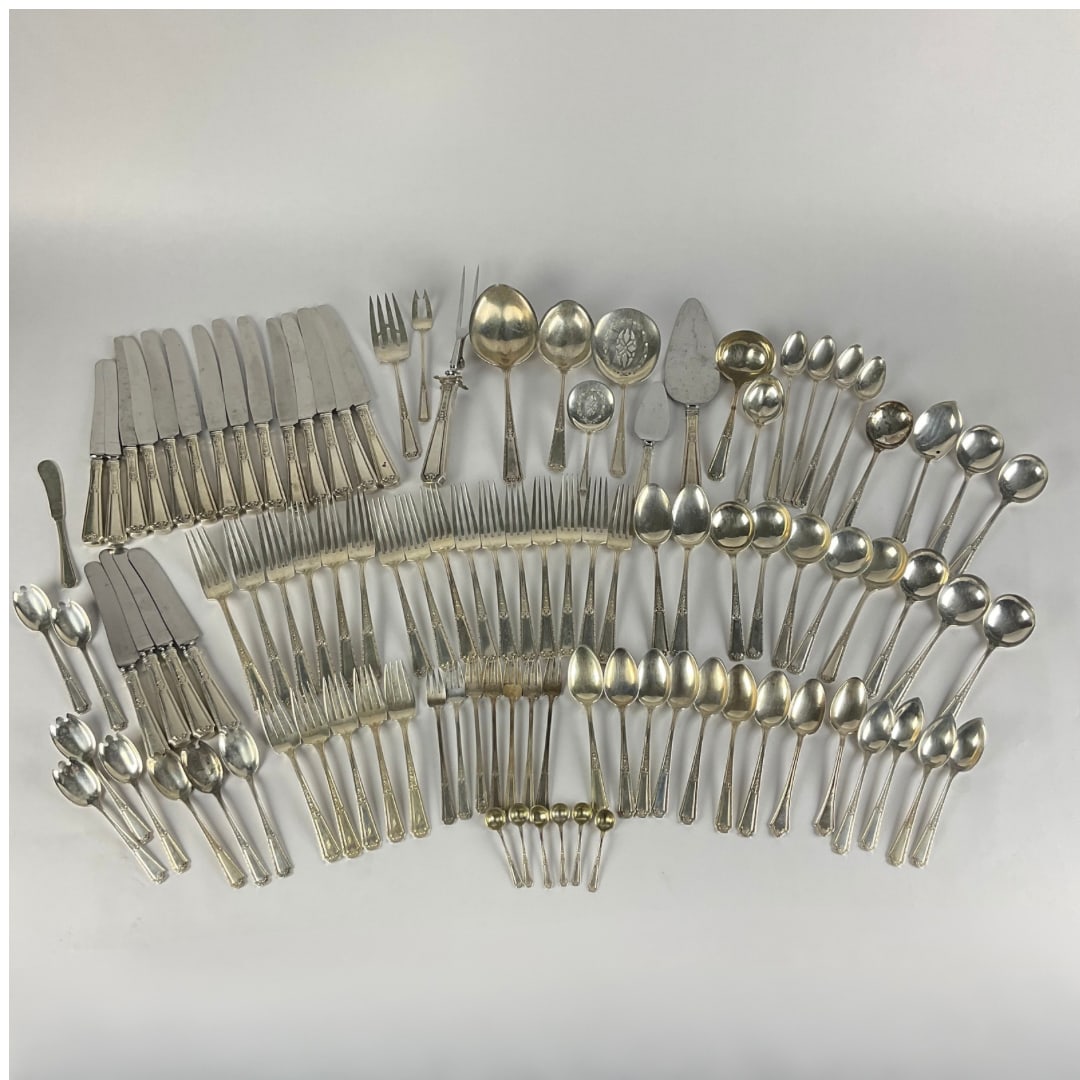 Large Lot Of Louis XVI Style Sterling Flatware By Towle (1 of 16)