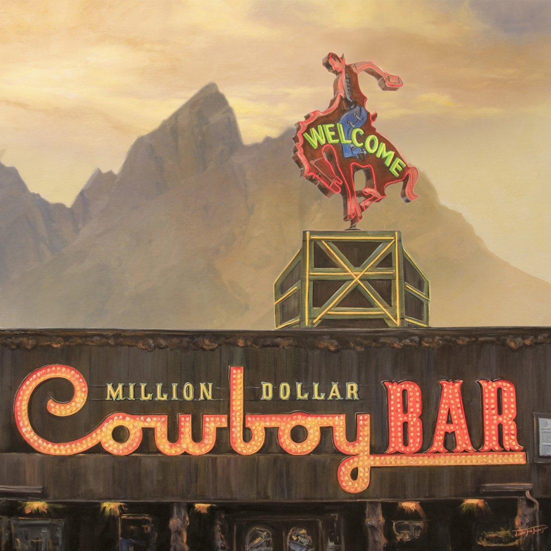 Cowboy Sunset by Jennifer Johnson (1 of 1)