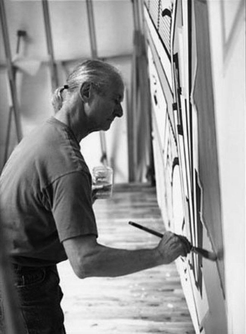 Patrick Demarchelier, Roy Lichtenstein, 1993: Photographer: Patrick Demarchelier: internationally renowned fashion and portrait photographer known for his ability to represent the true personalities of his subjects. He discovered his passion at 1