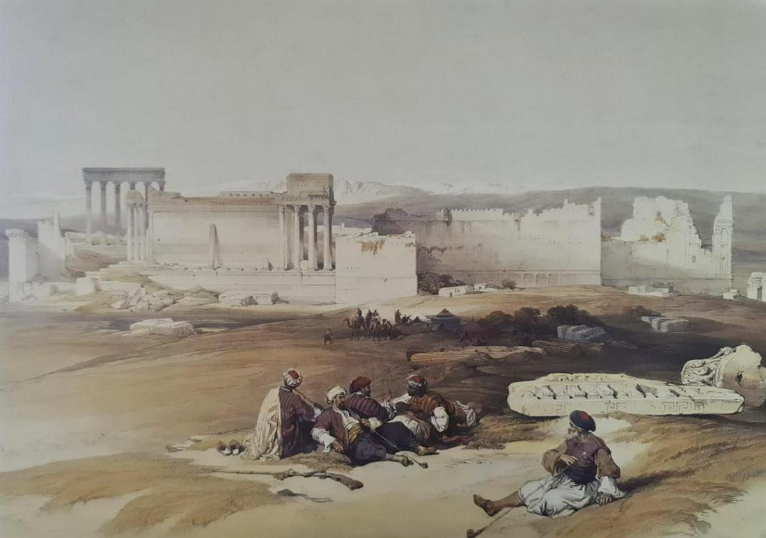 David Roberts, The ancient city of Baalbec, 1843 (1 of 1)