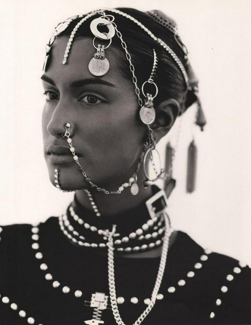 PATRICK DEMARCHELIER - Yasmeen Ghauri, 1993 (1 of 1)