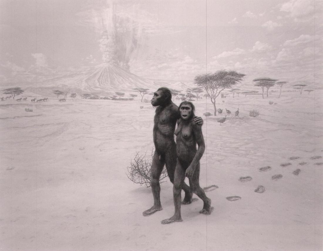 HIROSHI SUGIMOTO, Earliest Human Relatives, 1994: Photographer: Hiroshi Sugimoto is a contemporary Japanese photographer whose esoteric practice explores memory and time. Using the intrinsic quality of long exposure photography, the artist provides i