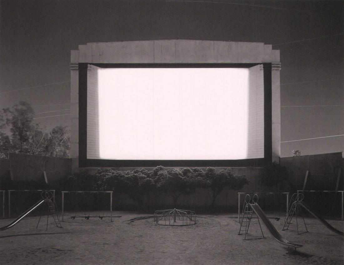 HIROSHI SUGIMOTO,Tri-City Drive-in, San Bernardino, 1993: Photographer: Hiroshi Sugimoto is a contemporary Japanese photographer whose esoteric practice explores memory and time. Using the intrinsic quality of long exposure photography, the artist provides i