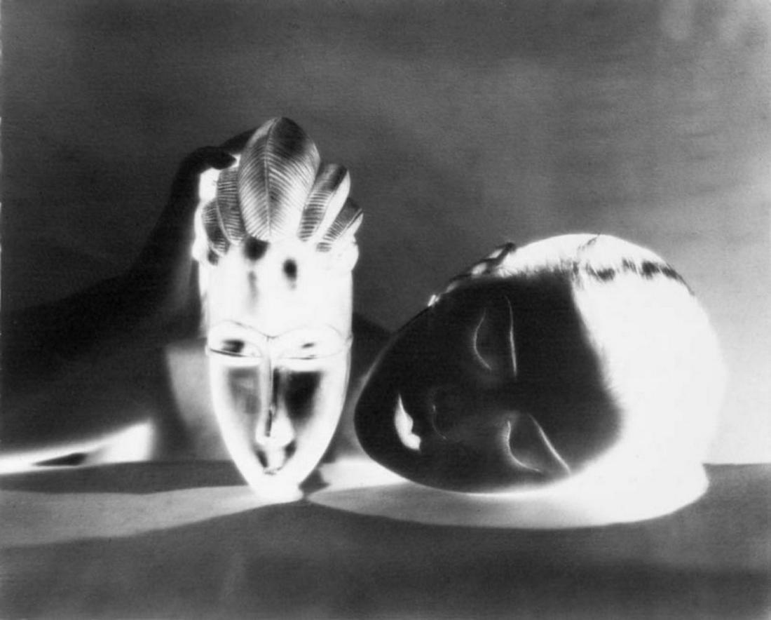 Man Ray, Noire et Blanche (reverse negative),: Photographer: Man Ray (American born, 1890 - 1976) - Considered one of the most influential artists of the 20th century Man Ray lived most of his life in Paris, France. Best described as a modernist, 