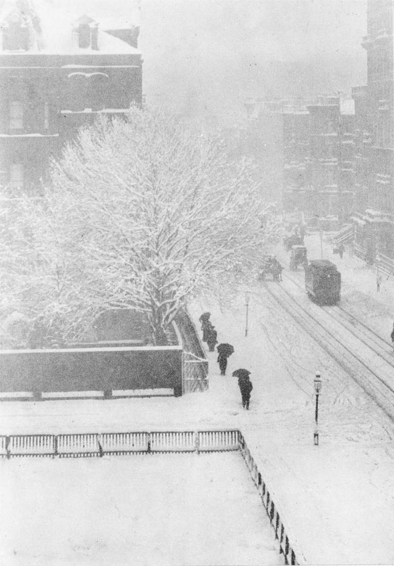 Alfred Stieglitz, From my window, New York: Photographer: Alfred Stieglitz (American, 1879 - 1973) - Internationally renowned and historically significant. Title: From my window, New York Date Of Negative: 1900 Type Of Print: Authentic Vintage 