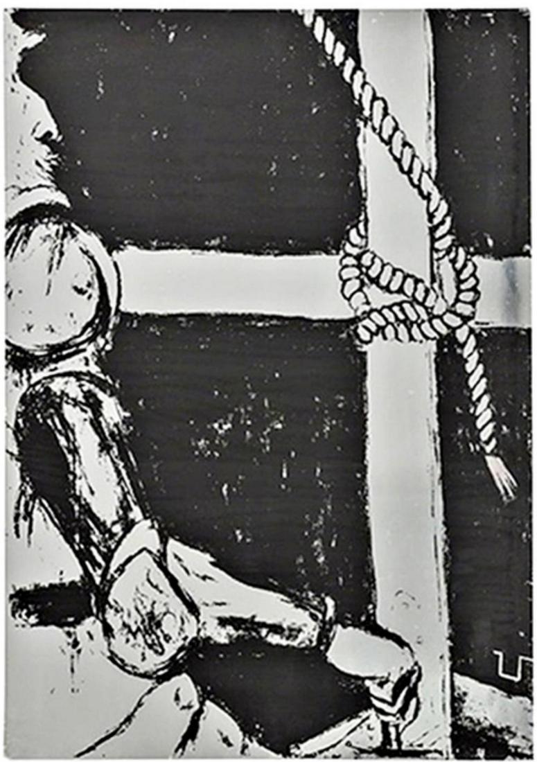 GEORGE SEGAL - "Don Quixote, 1968" Screen print, (1 of 1)
