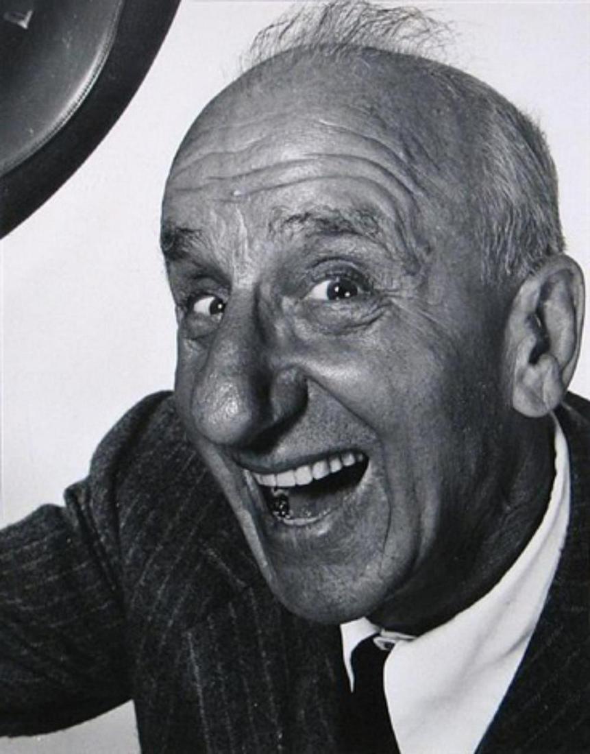 PHILIPPE HALSMAN - Jimmy Durante , ca. 1950: Photographer: Philippe Halsman (Latvia born American, 1906 - 1979) - internationally renowned portrait and fashion photographer, one of the most important and influential photographers from the 1940's