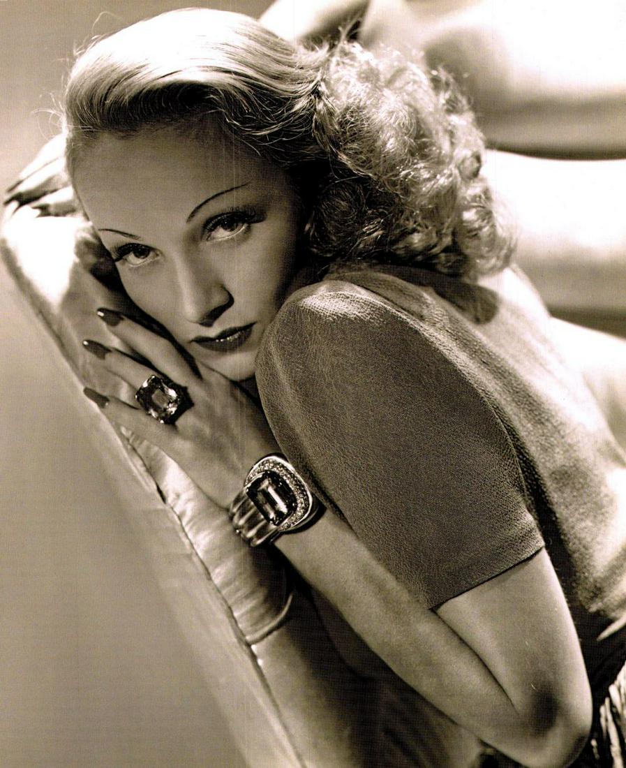George Hurrell, Marlene Dietrich, 1938: Photographer: George Edward Hurrell - (1904-1992) was a photographer who contributed to the image of glamour presented by Hollywood during the 1930s and 1940s. Title: Marlene Dietrich, Date Of Negativ