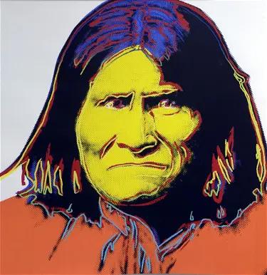 Andy Warhol, Geronimo From Cowboys & Indians 1986 (1 of 1)