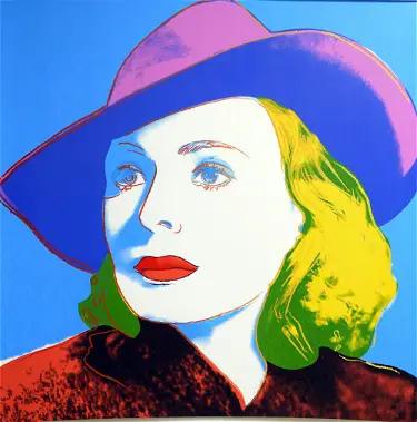 Andy Warhol, "Ingrid Bergmann: With Hat" 1983 (1 of 1)