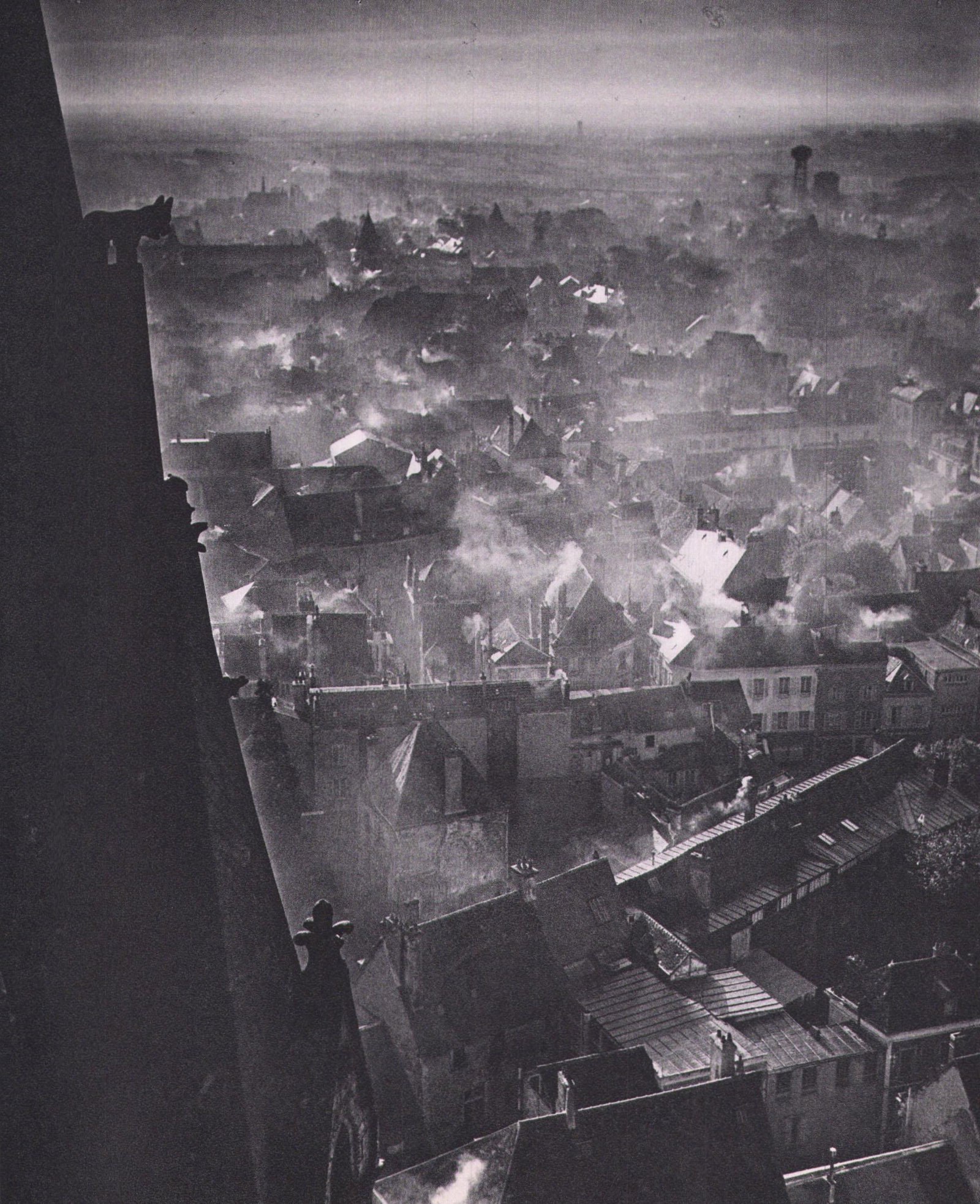 Brassai, Charles in Winter, 1946,: Photographer: Brassai (pseudonym of Gyula Halsz, 1899 - 1984) - historically important Hungarian photographer, sculptor and filmmaker who rose to fame in France. Title: Charles in Winter, Date Of Nega