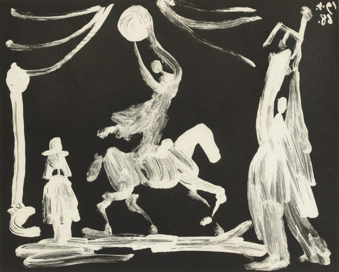Pablo Picasso, 347 Series, Cirque - Femmes et Spectateurs, (1 of 1)