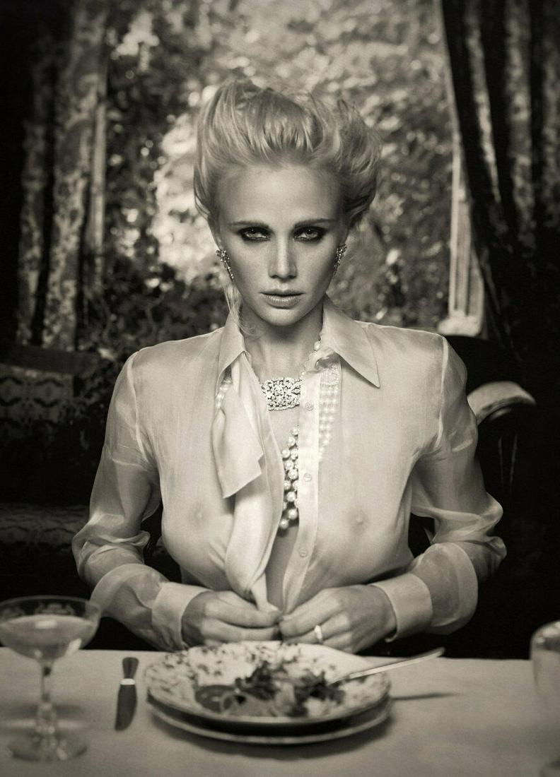 Marc Lagrange - Any Suggestion Chocolate, Hasselbrouck, 2010: Photographer: Marc Lagrange was a Belgian photographer known for his nude portraits of the female figure. Lagrange created dream-like and fantastical narrative pictures populated by beautiful nudes th