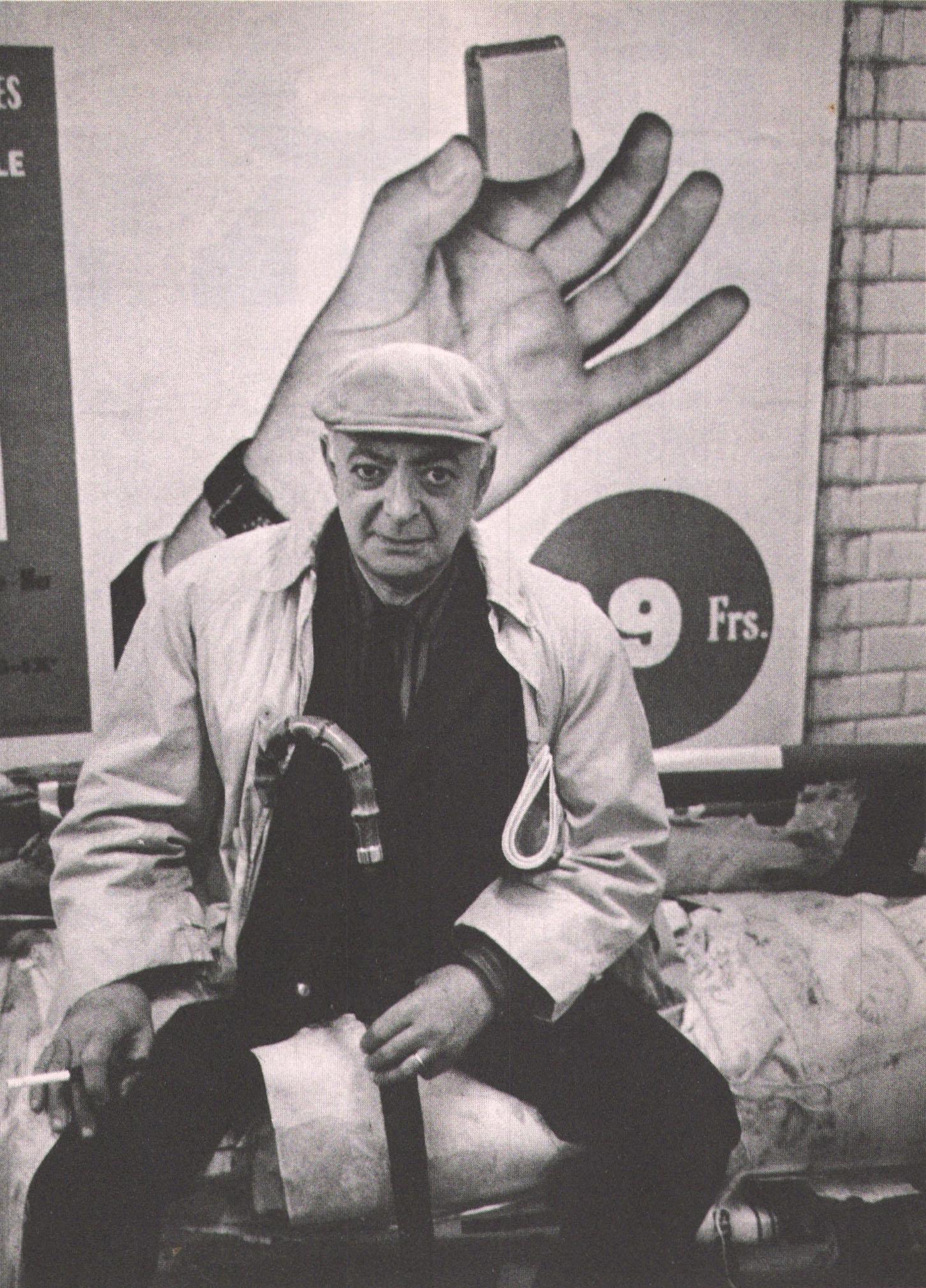 Brassai, André Kertész- Brassai, 1963,: Photographer: Brassai (pseudonym of Gyula Halász, 1899 – 1984) - historically important Hungarian photographer, sculptor and filmmaker who rose to fame in France. Title: André Kertész-