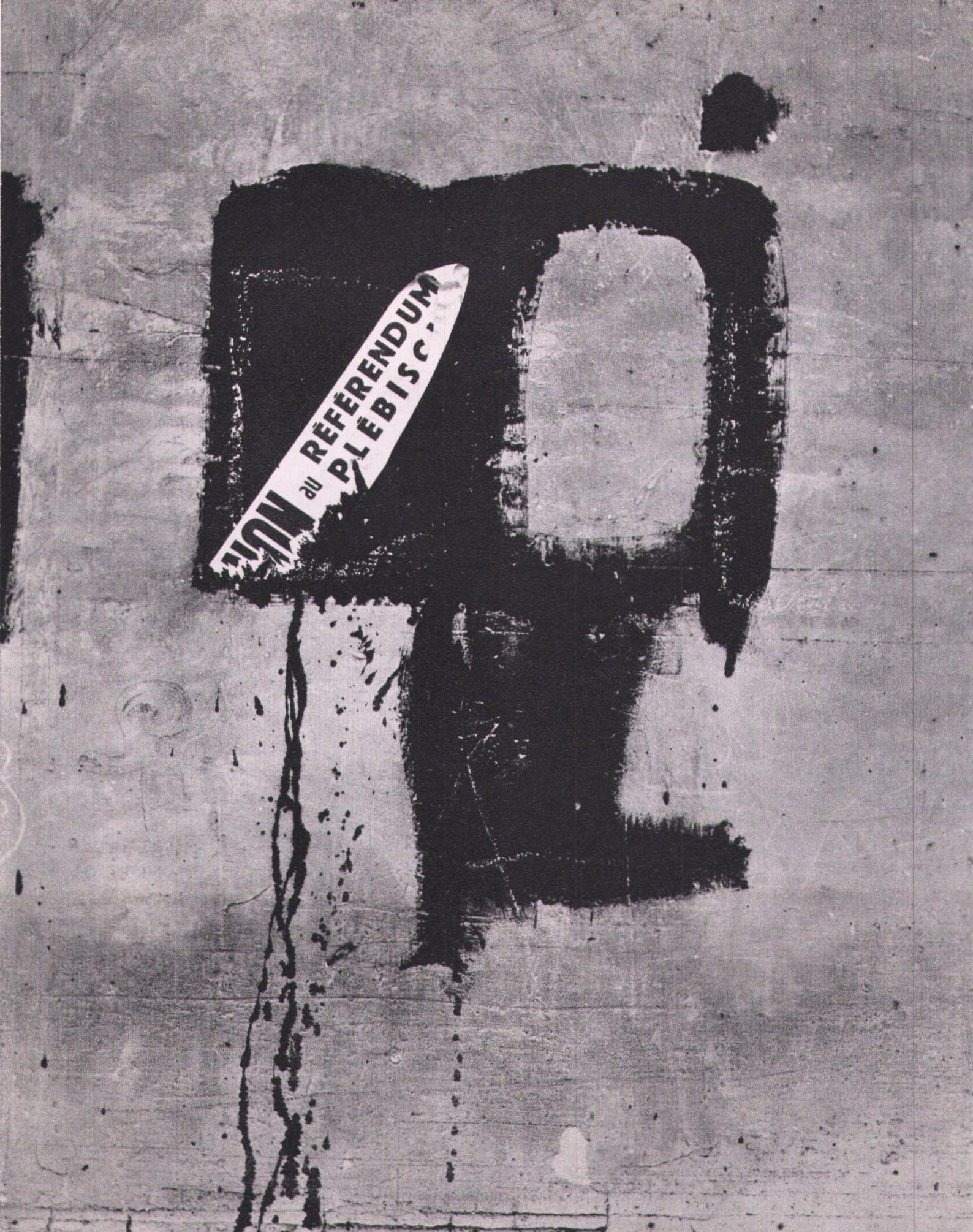 Brassai, Graffiti 1939,: Photographer: Brassai (pseudonym of Gyula Halász, 1899 – 1984) - historically important Hungarian photographer, sculptor and filmmaker who rose to fame in France. Title: Graffiti Date Of