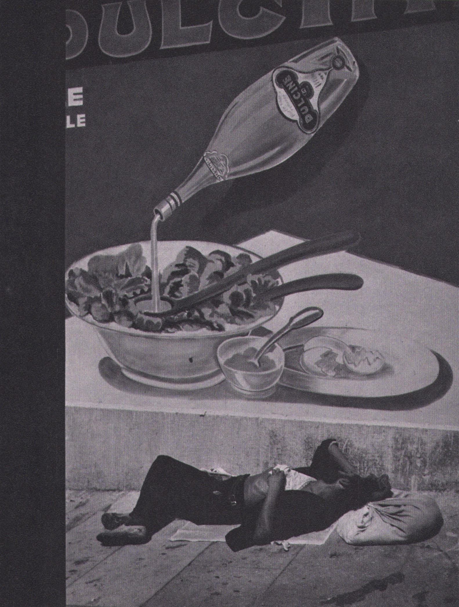 Brassai, Tramp in Marseille, 1937,: Photographer: Brassai (pseudonym of Gyula Halász, 1899 – 1984) - historically important Hungarian photographer, sculptor and filmmaker who rose to fame in France. Title: Tramp in Marseill