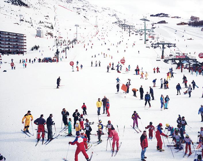 Massimo Vitali, Les Menuires Grande, 2002: Artist: Massimo Vitali Title: Les Menuires Grande, Date Of Negative: 2002 Type Of Print: Offset lithograph Date Of Print: 2004 Paper: Medium weight, satin/matte finish. Print Origin: Italy Printmaker: