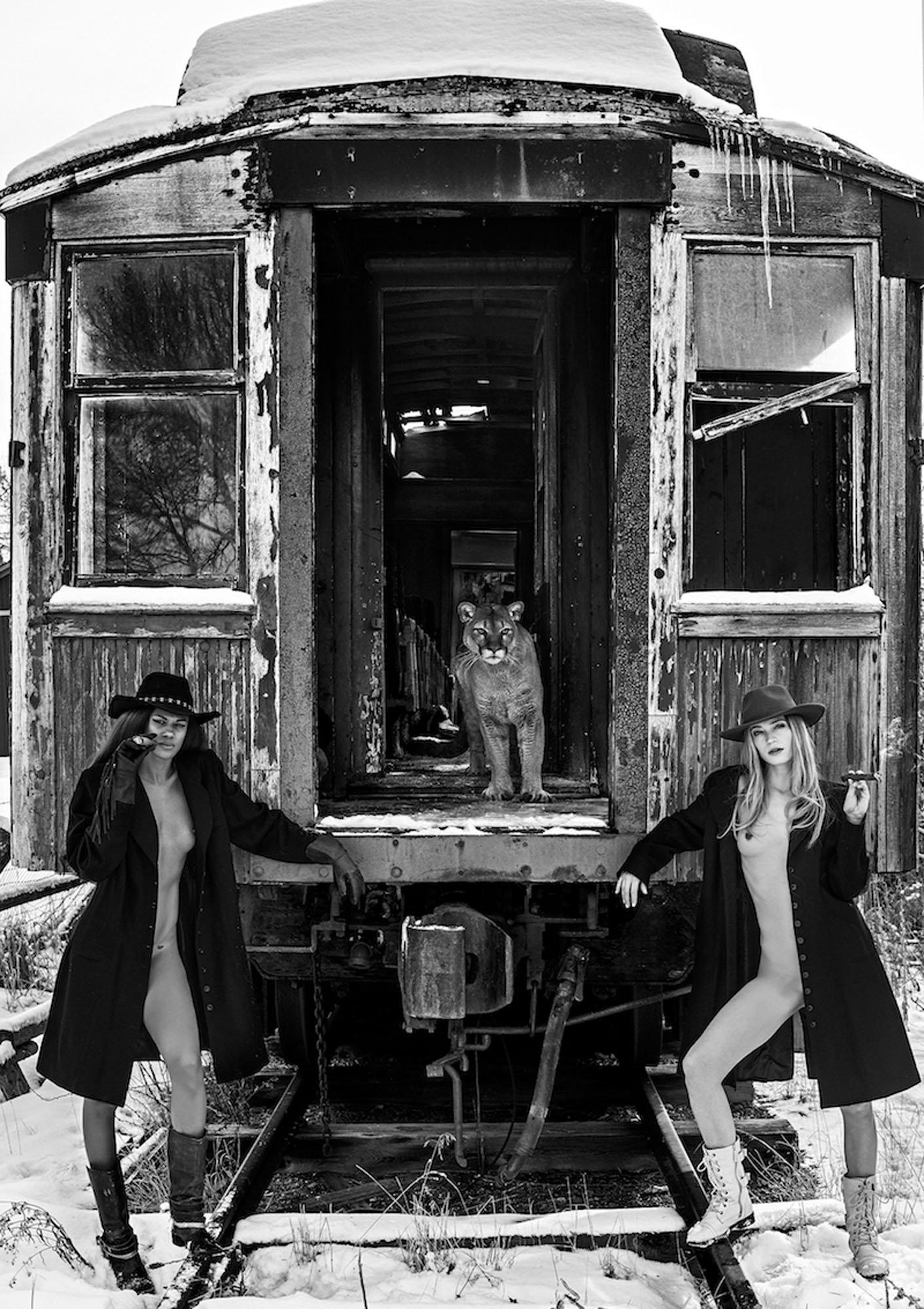 David Yarrow, Lets Catch The Last Train, Montana, USA, 2018, (1 of 1)