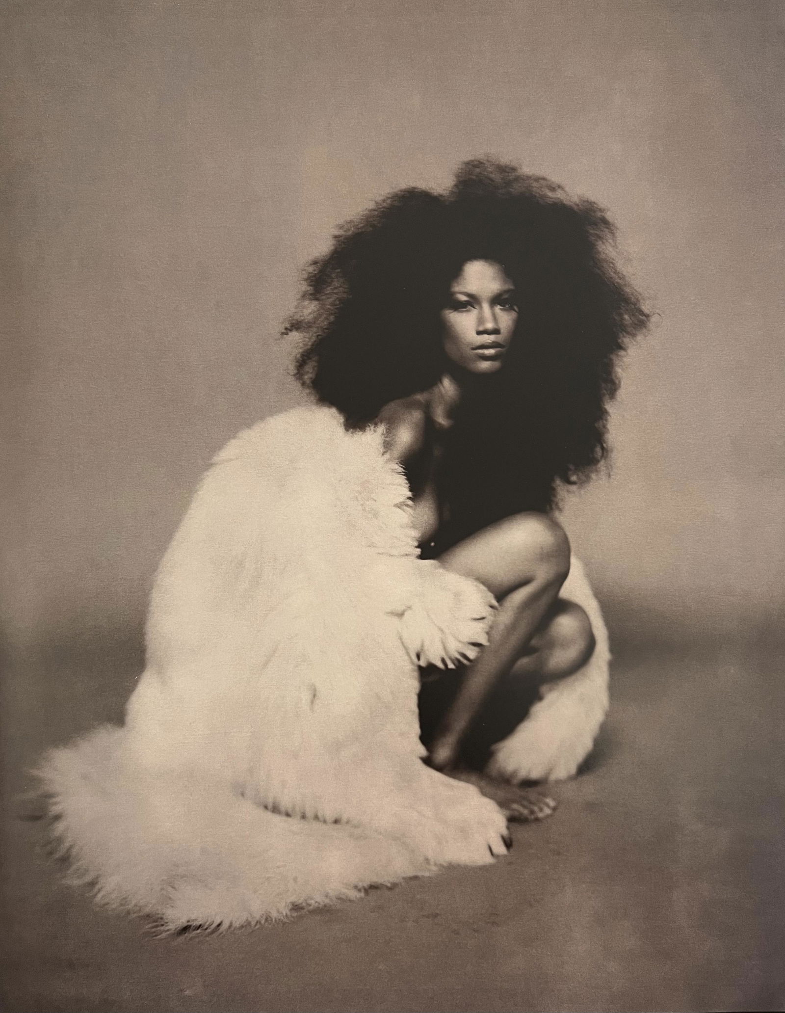 MARC LAGRANGE - Eskimo Girl, 2000: Photographer: Marc Lagrange was a Belgian photographer known for his nude portraits of the female figure. Lagrange created dream-like and fantastical narrative pictures populated by beautiful nudes th