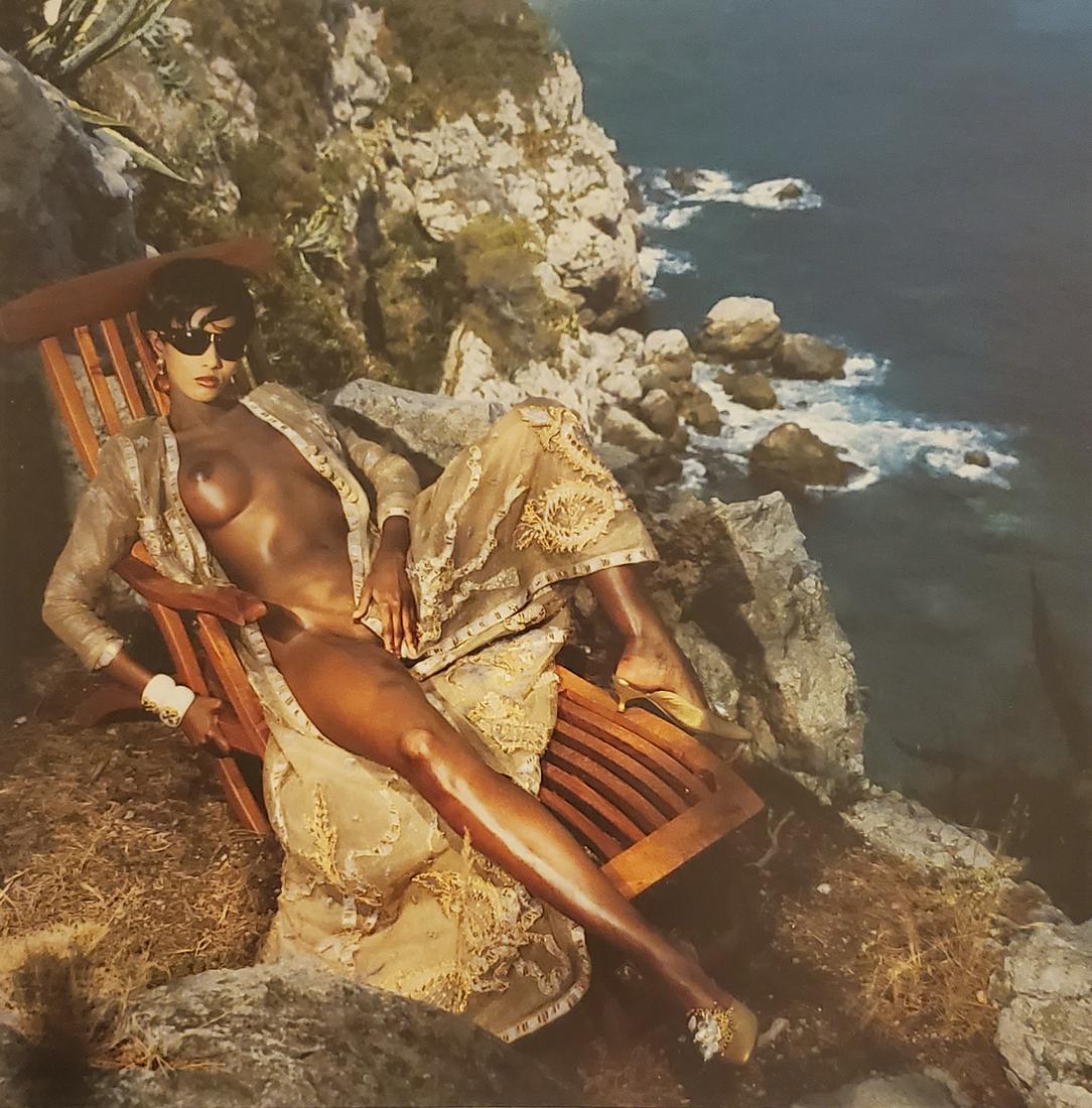 HELMUT NEWTON - Iman, Monte Carlo 1989 (1 of 1)