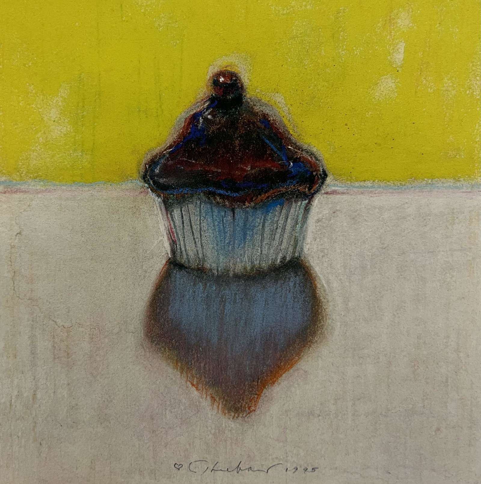 Wayne Thiebaud, Cupcake And Shadow, 1995-2012 (1 of 1)