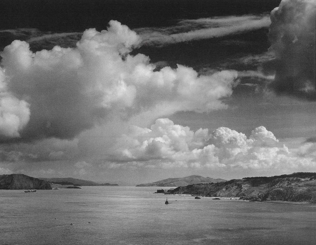Ansel Adams, Golden Gate Before the Bridge, San Francisco, 1932 (1 of 1)