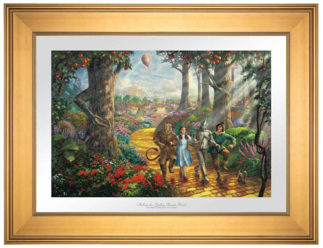 Thomas Kinkade 'Follow the Yellow Brick Road' signed & numbered - 2013 (1 of 1)