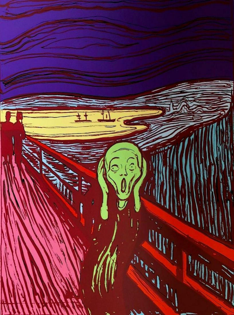 Andy Warhol, The Scream (Green) Sunday B. Morning (1 of 1)