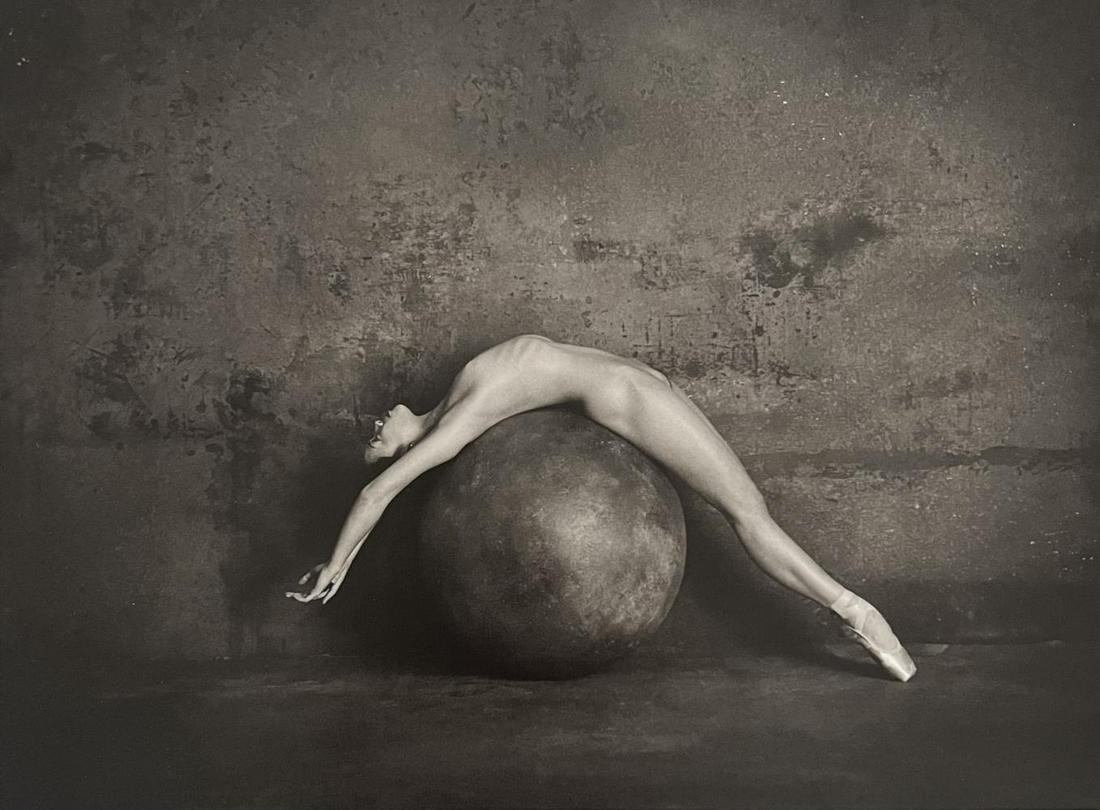 Marc Lagrange, Ball Bearing, 2013: Photographer: Marc Lagrange was a Belgian photographer known for his nude portraits of the female figure. Lagrange created dream-like and fantastical narrative pictures populated by beautiful nudes th